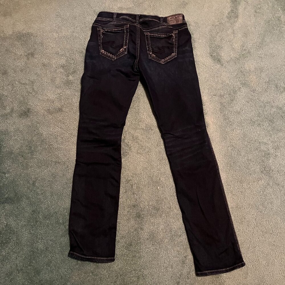 Silver Elyse Jeans 30 x 34 Excellent condition!